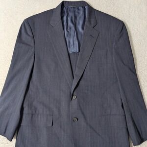 Brooks Brothers Madison BrooksCool LightWeight Blazer Men40S Navy Blue Pinstripe